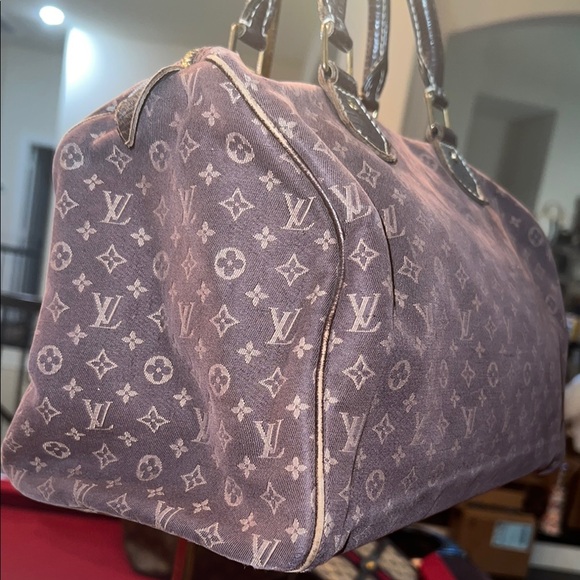 Louis Vuitton Denim Monogram Brown Handbag - Picture 3 of 4